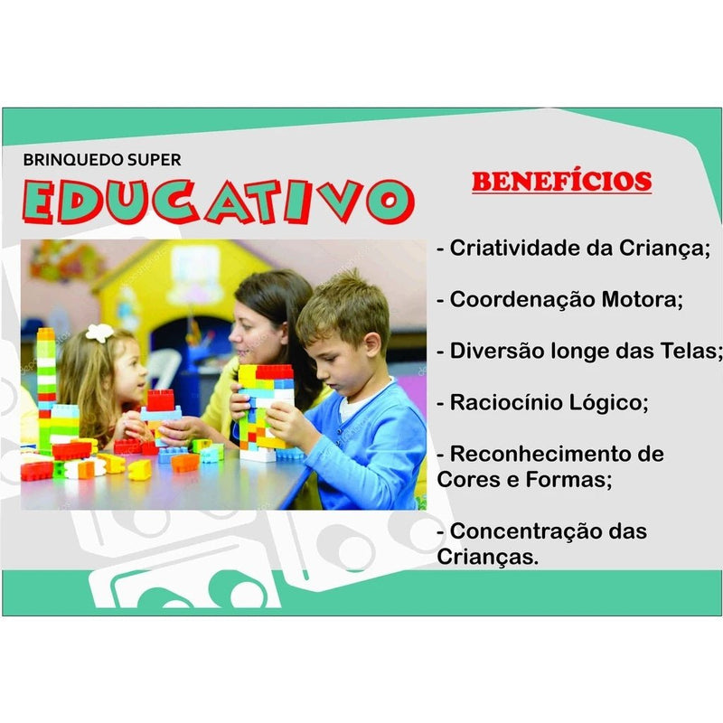 Blocos de montar - Happy Kids Toys - blocos de montar | Compre na Happy Kids Toys e aproveite! Frete Grátis 🚀