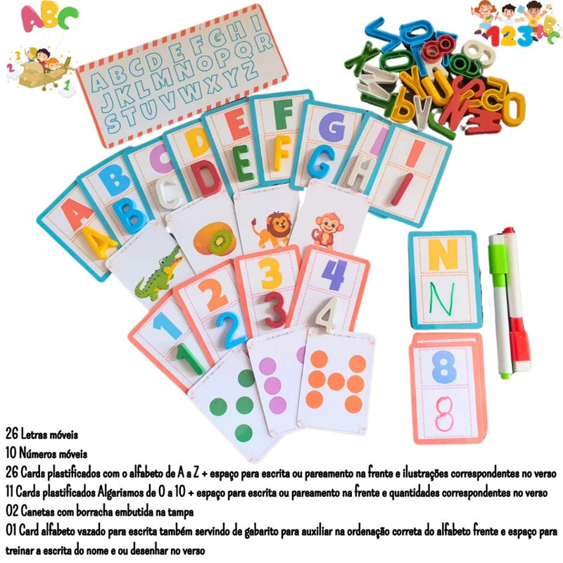 Kit Alfabetização - Happy Kids Toys - brinquedo educativo | Compre na Happy Kids Toys e aproveite! Frete Grátis 🚀