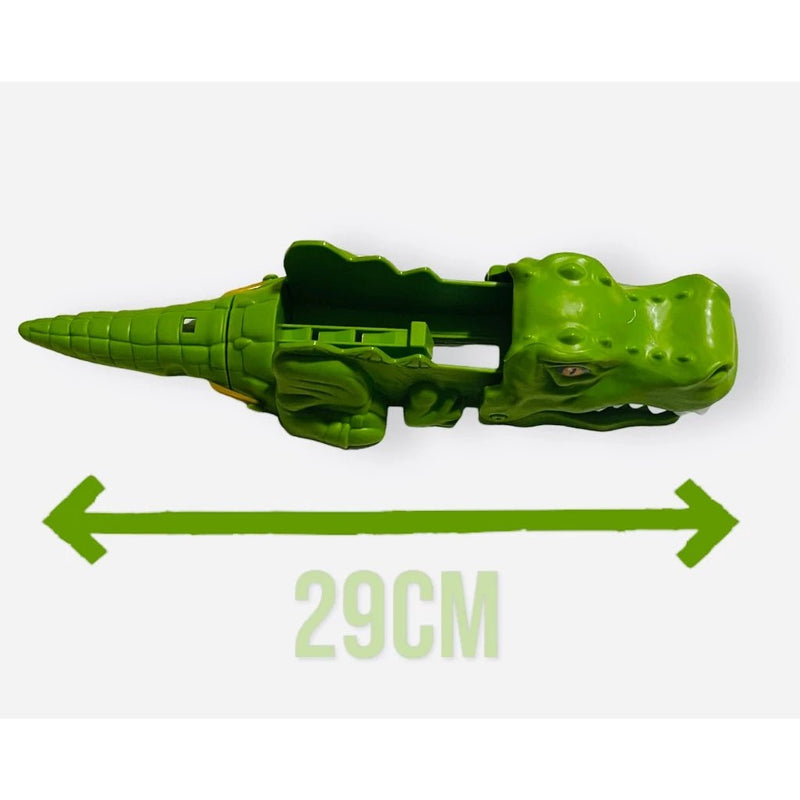Pista de Crocodilo com Lançador de Carrinho - brinquedo carros | Compre na Happy Kids Toys e aproveite! Frete Grátis 🚀