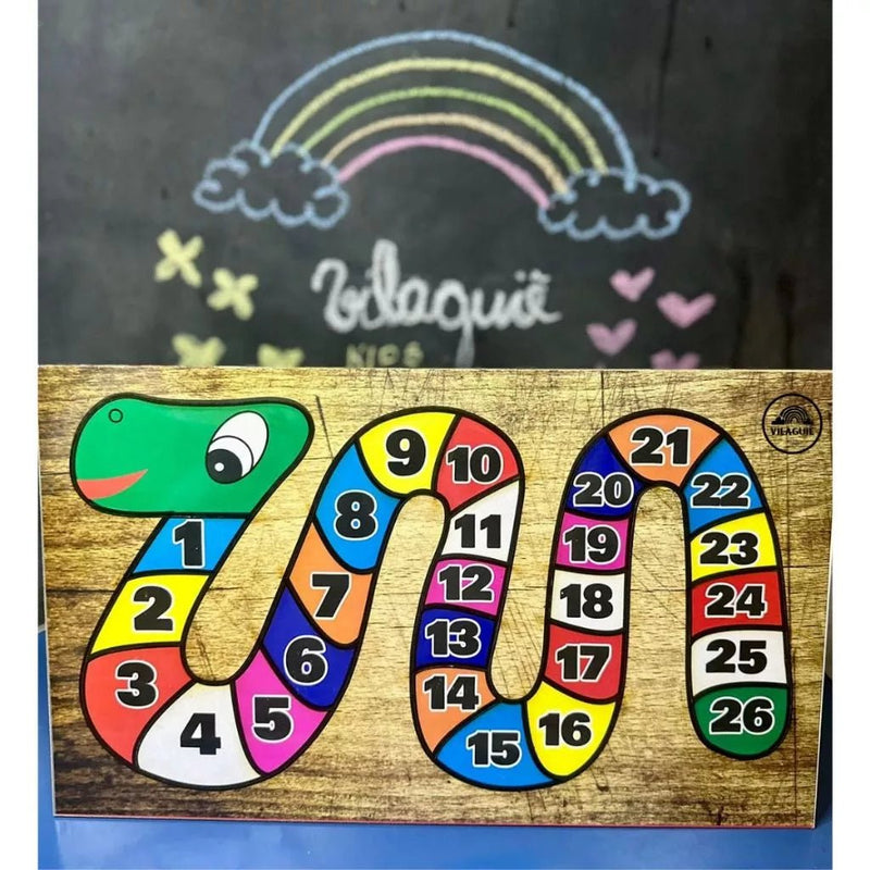 Quebra Cabeça educativo alfabeto e números - brinquedo educativo | Compre na Happy Kids Toys e aproveite! Frete Grátis 🚀
